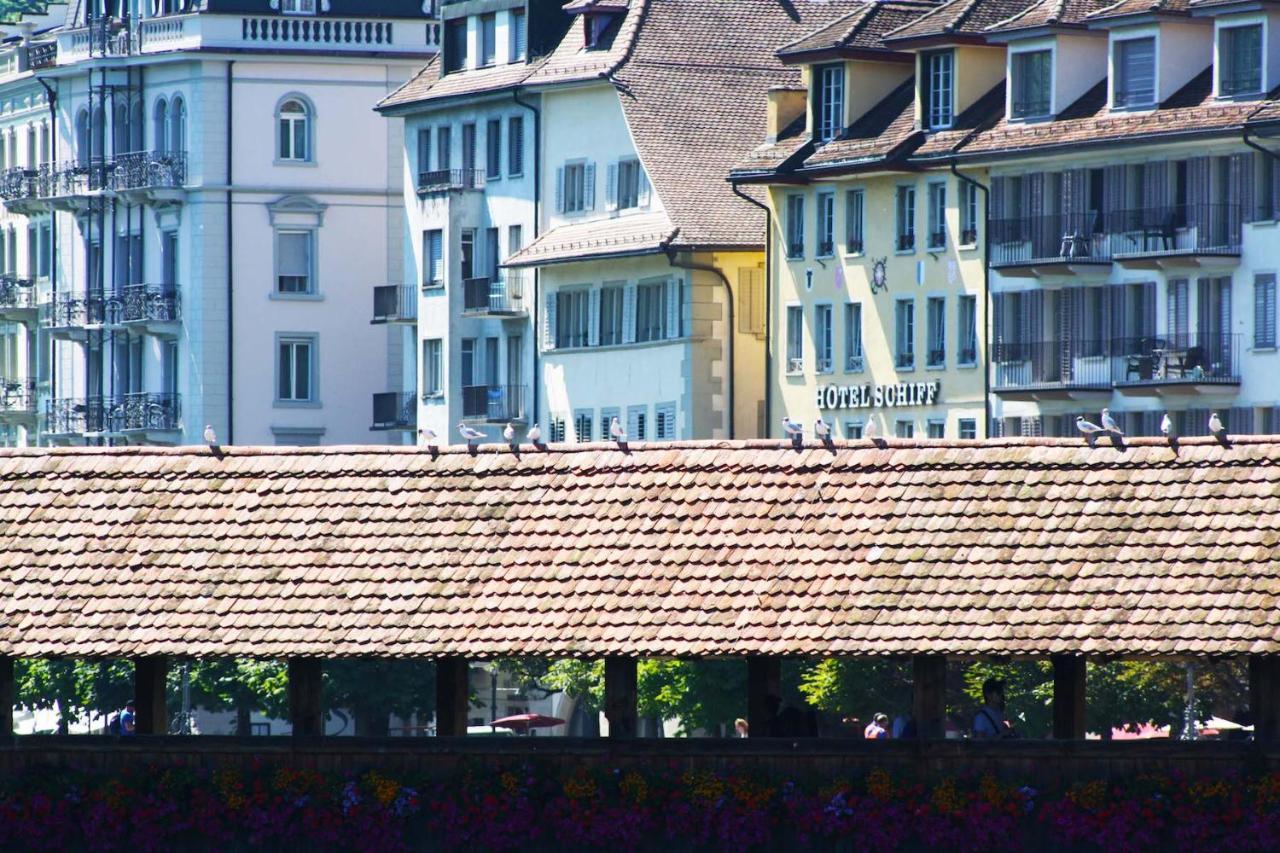 Hitrental Chapel Bridge Apartments Lucerne ภายนอก รูปภาพ